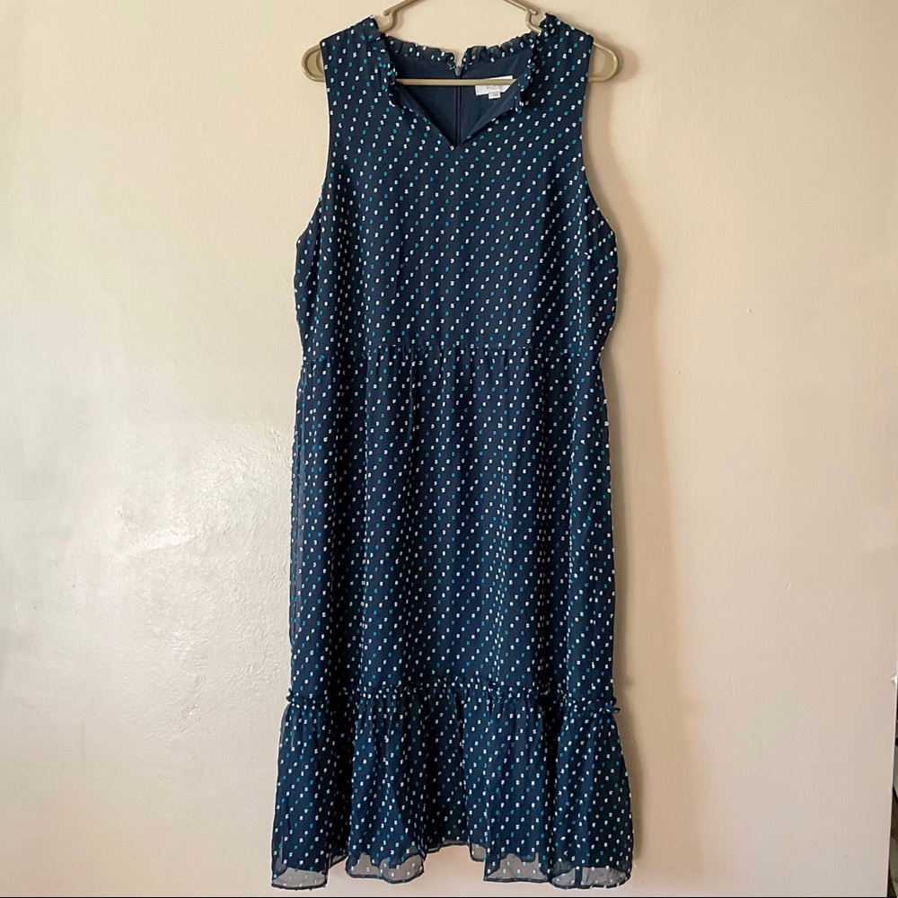 NWT Loft Blue Dress 14